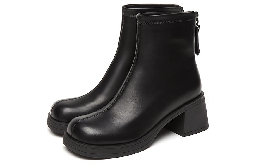 Ботильоны женские DAPHNE черно-бежевые, 36 EU