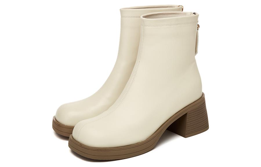 Ботильоны женские DAPHNE черно-бежевые, 36 EU