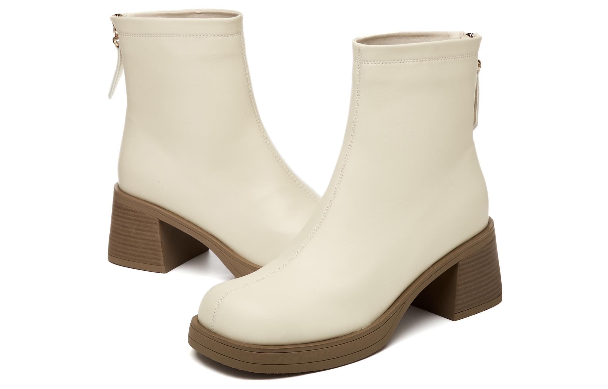 Ботильоны женские DAPHNE черно-бежевые, 36 EU