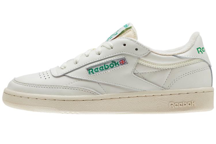 Кеды женские Reebok Club C 85 Vintage белые-бежевые