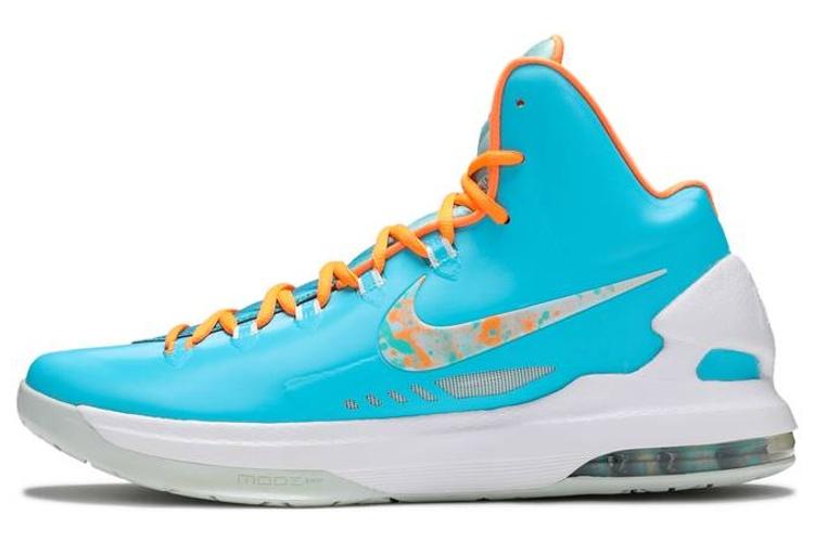 Кроссовки мужские Nike KD5, blue-orange, 42 EU