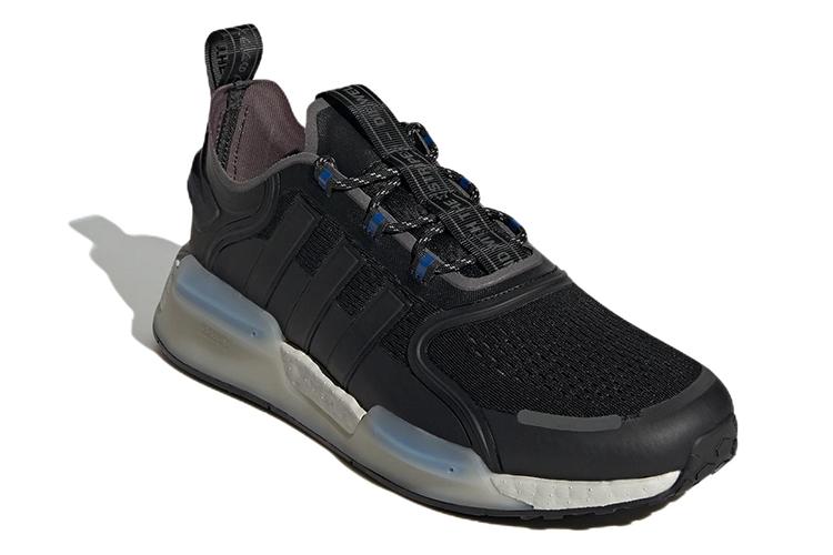 Кроссовки унисекс Adidas NMD_V3 черные с синим, 36 EU