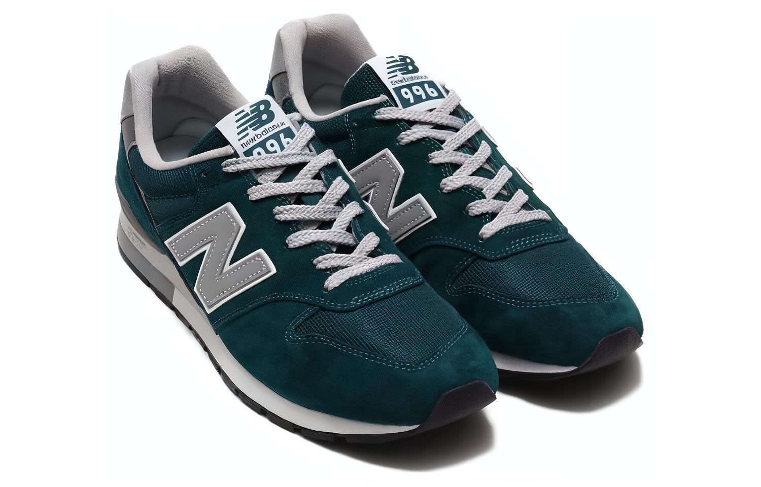 Кроссовки унисекс New Balance Nb 996 D, зеленые-серые, 37 EU