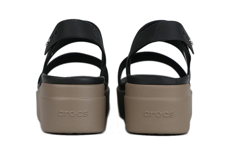 Сандалии женские Crocs Brooklyn Thick Sole черные, 34-35 EU