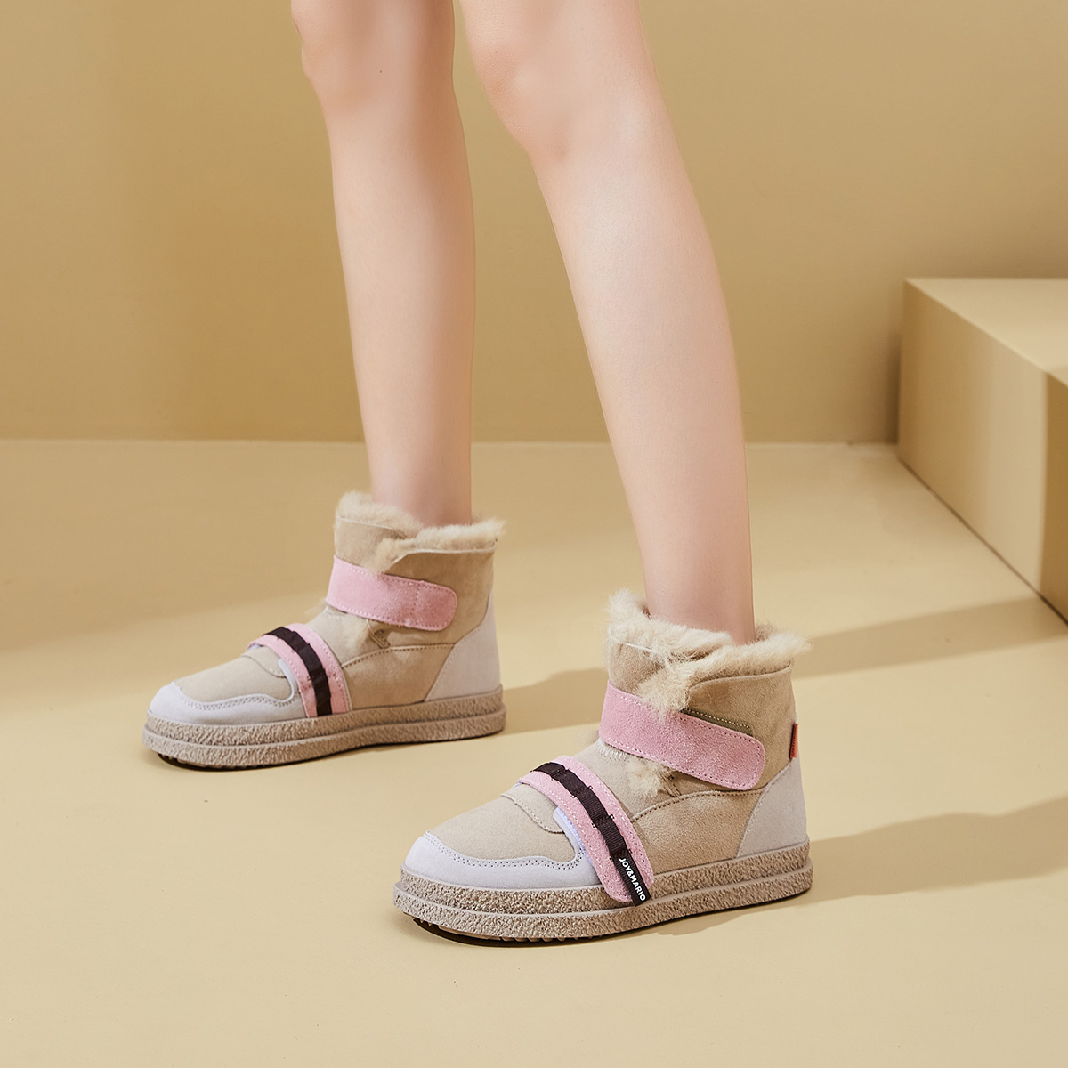 Угги женские Joy&Mario 2F9217W粉红色, pink, 39 EU