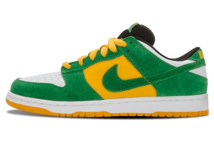 Кеды мужские Nike Sb Dunk Low Pro Buck зеленые-желтые