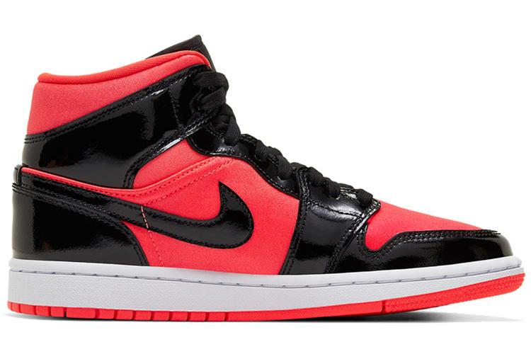 Кроссовки женские Air Jordan 1 Mid Hot Punch, 41 EU