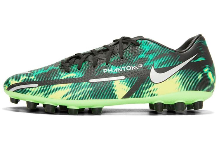 Футбольные бутсы мужские Nike Phantom GT2 Academy черные, зеленые