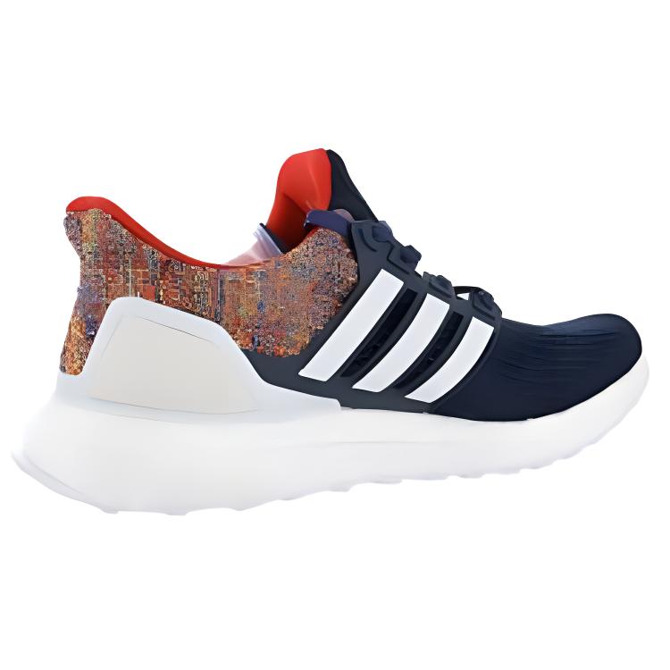 Кроссовки мужские Adidas UltraBOOST синие и белые, 36 2/3 EU