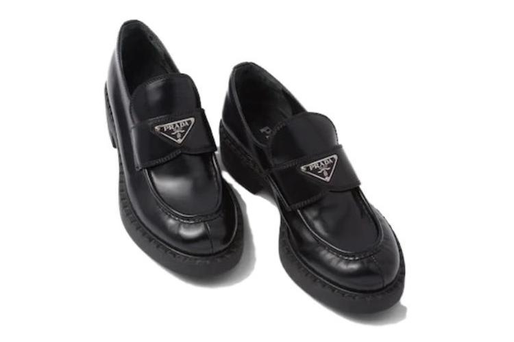 Лоферы женские PRADA 1D246M_ULS_F0002_F_B050 черные, 41 EU