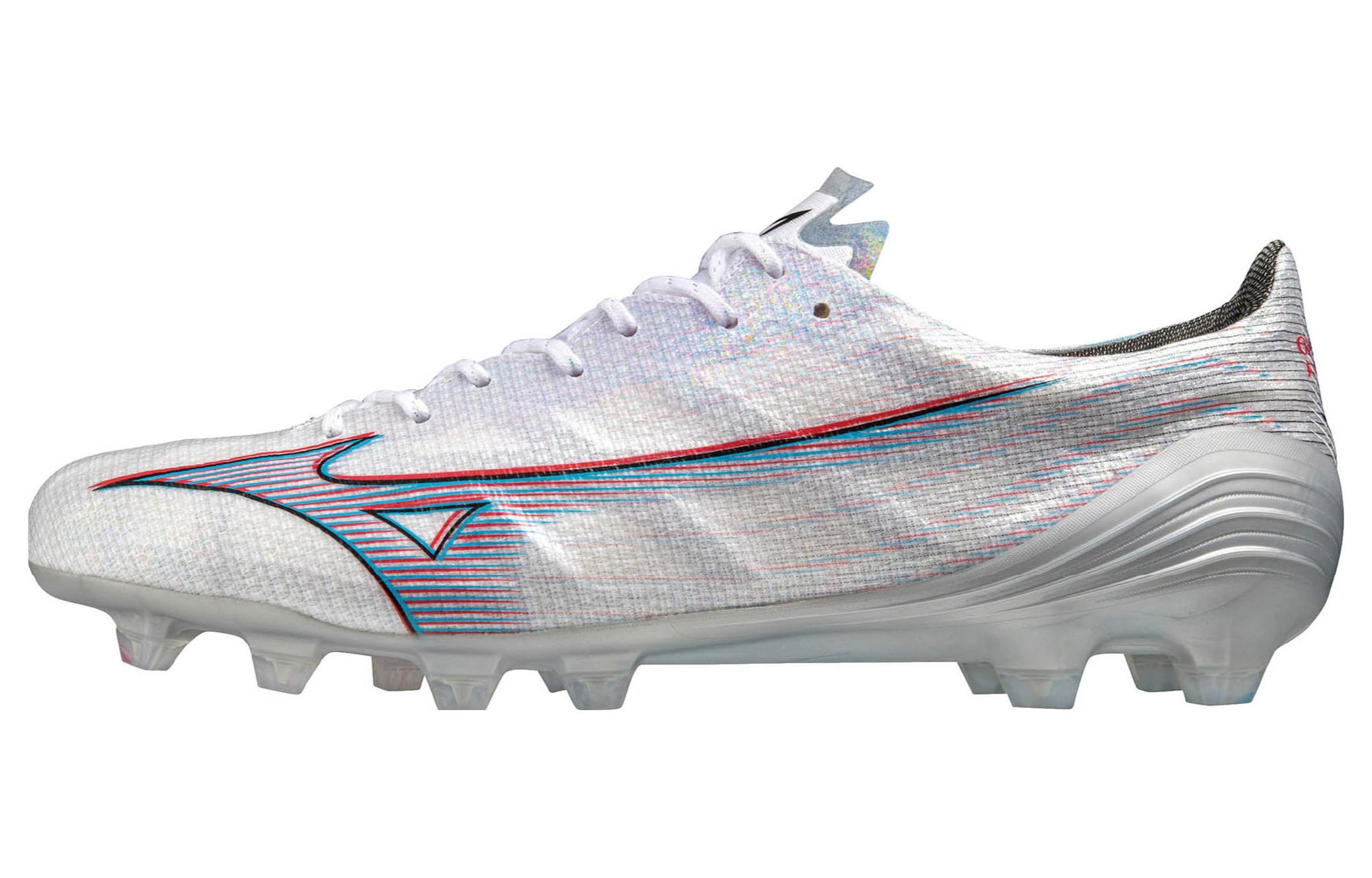 Футбольные бутсы Mizuno Alpha Japan белые, красные