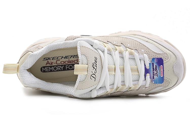 Кроссовки женские Skechers D'Lites белые, 37.5 EU