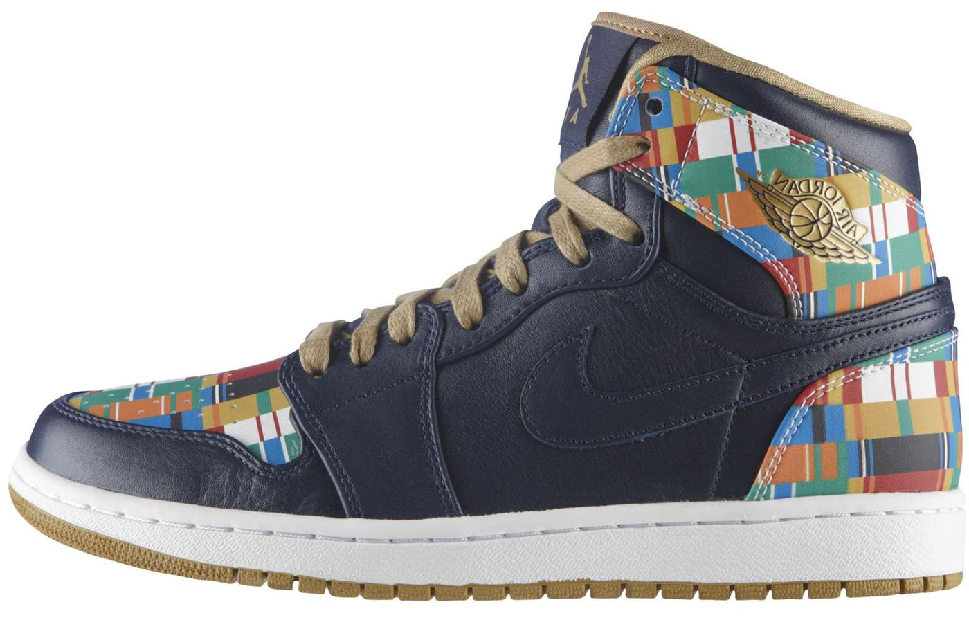 Кеды мужские Jordan 1 Retro Rttg винтажные, navy-white