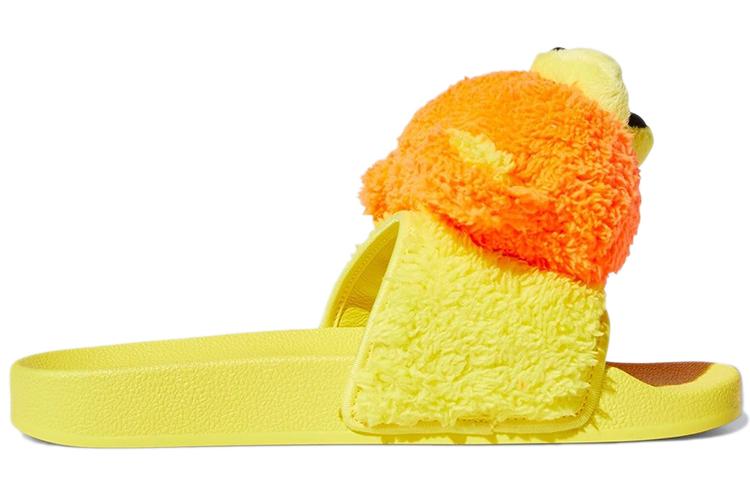 Шлепанцы унисекс Adidas JS Adilette Teddy Yellow, 37 EU