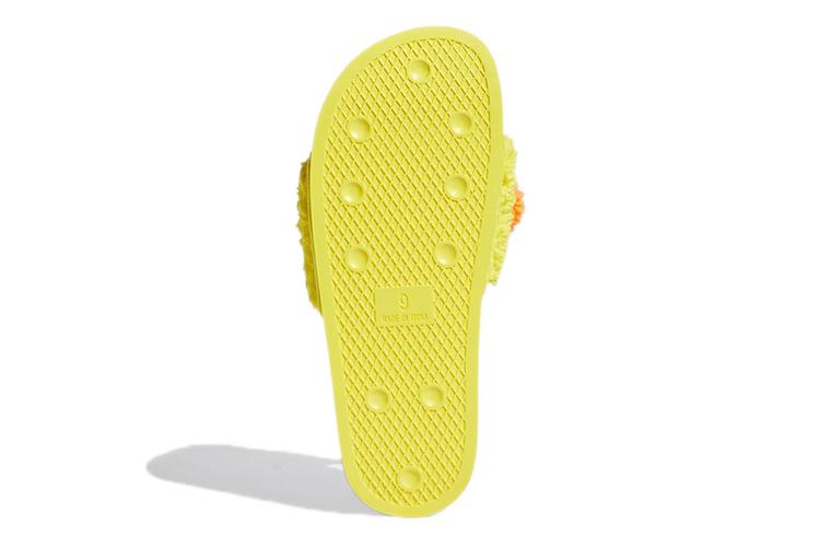 Шлепанцы унисекс Adidas JS Adilette Teddy Yellow, 37 EU