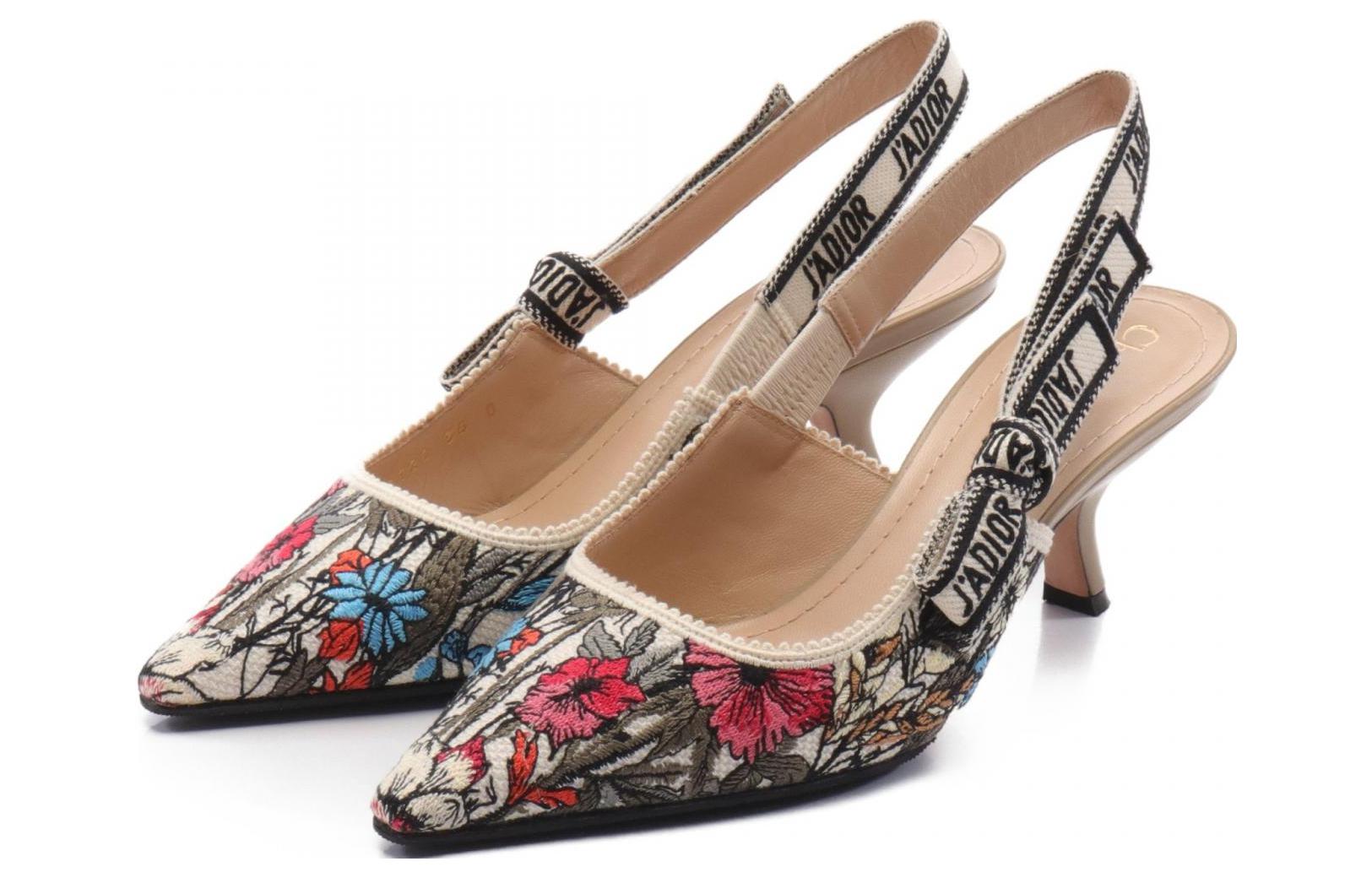 Туфли женские DIOR J'Adior Slim Heel разноцветные, 36.5 EU