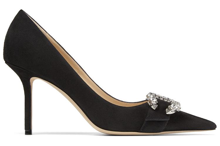 Туфли женские Jimmy Choo Saresa 85 черные, 37.5 EU