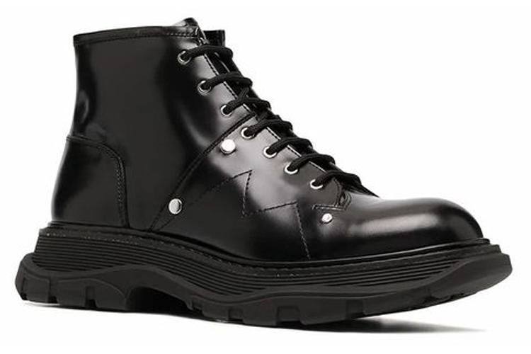 Ботинки мужские Alexander McQueen Tread Slick Boot черные, 42 EU