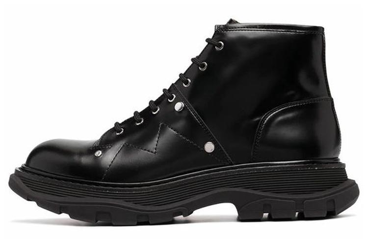 Ботинки мужские Alexander McQueen Tread Slick Boot черные, 42 EU