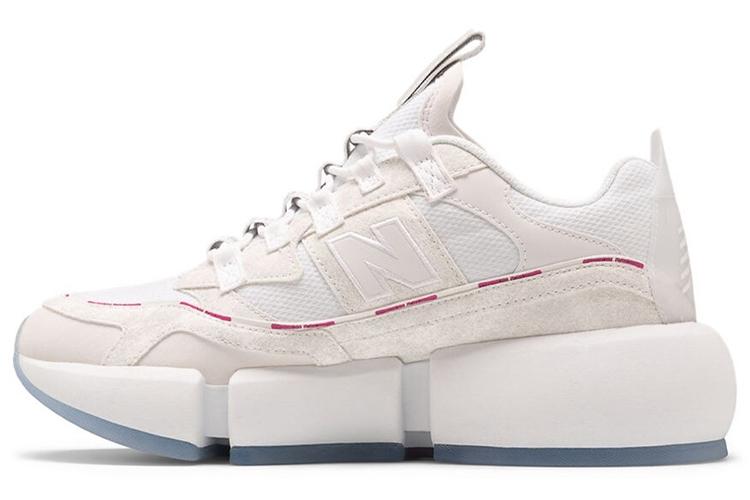 Кроссовки унисекс New Balance Jaden Smith X Vision Racer белые, розовые