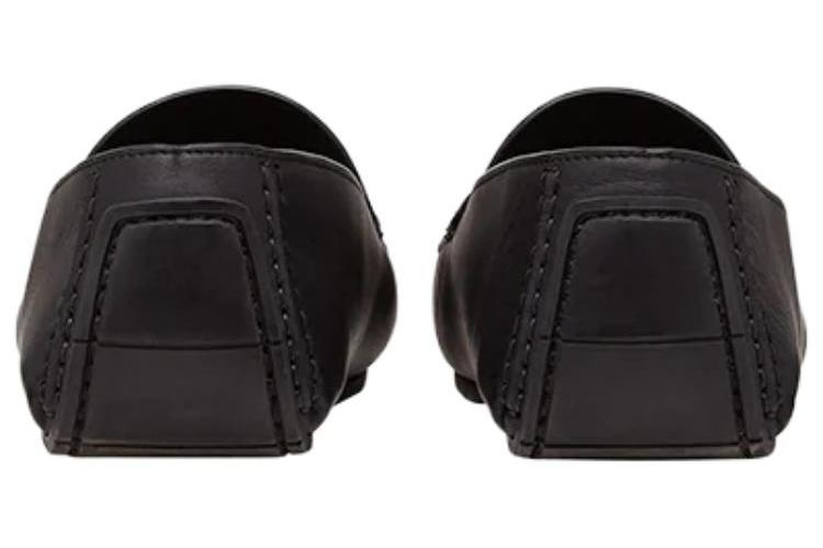 Мокасины мужские Ferragamo GANCINI черные, 40 EU