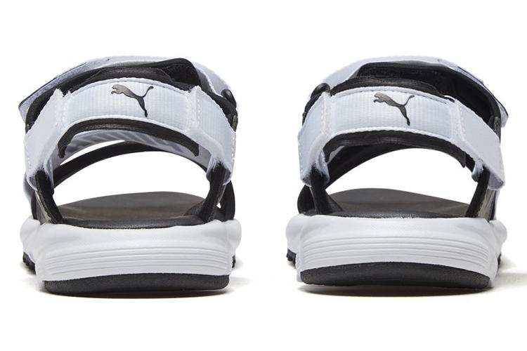 Сандалии унисекс PUMA Js Trail Sandal черные-белые, 35.5 EU