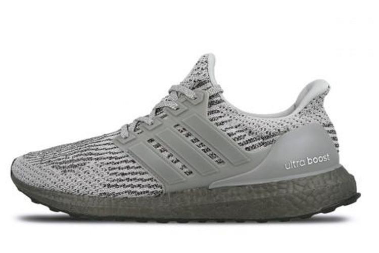 Кроссовки унисекс Adidas Ultra Boost 3.0 тройной серый, 44.5 EU