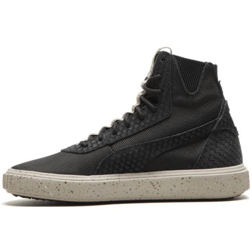 Кеды унисекс PUMA Breaker Hi Blocked черные-бежевые, 36 EU