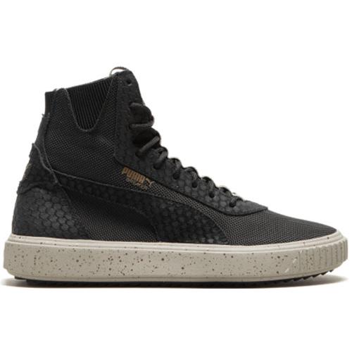 Кеды унисекс PUMA Breaker Hi Blocked черные-бежевые, 36 EU