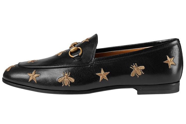 Лоферы женские GUCCI Jordaan черные, 35.5 EU