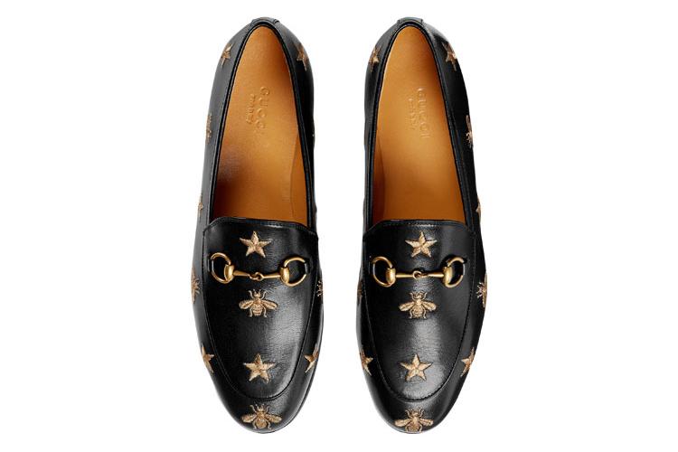 Лоферы женские GUCCI Jordaan черные, 35.5 EU