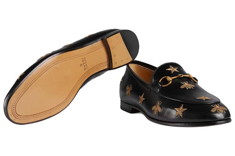 Лоферы женские GUCCI Jordaan черные, 35.5 EU