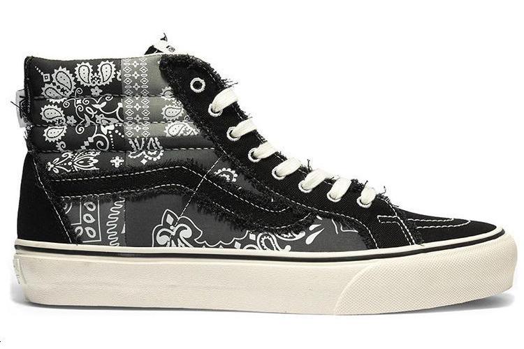 Кеды унисекс Vans Sk8-Hi Reissue VLT LX черные, 37 EU