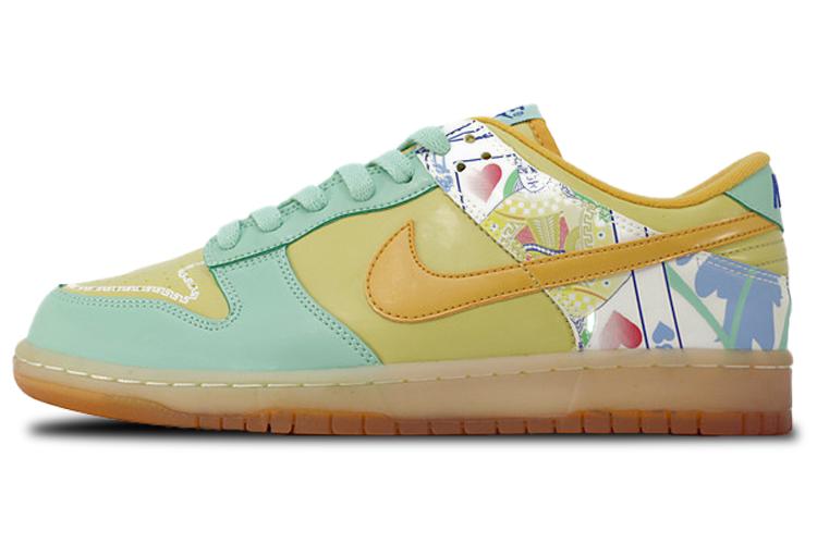Кеды женские Nike Dunk Low Premium Royale Serena Williams, turquoise-orange, 42 EU