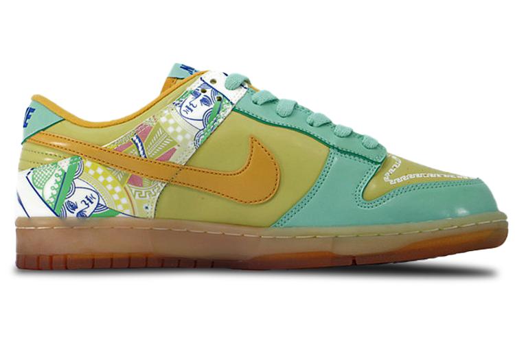 Кеды женские Nike Dunk Low Premium Royale Serena Williams, turquoise-orange, 42 EU