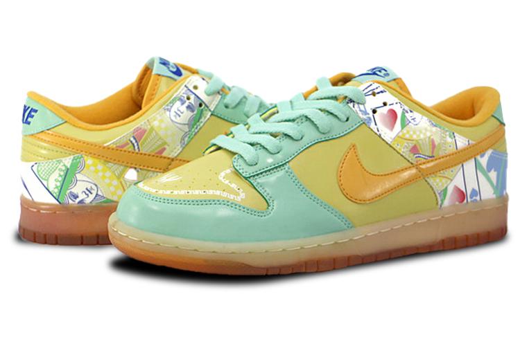 Кеды женские Nike Dunk Low Premium Royale Serena Williams, turquoise-orange, 42 EU