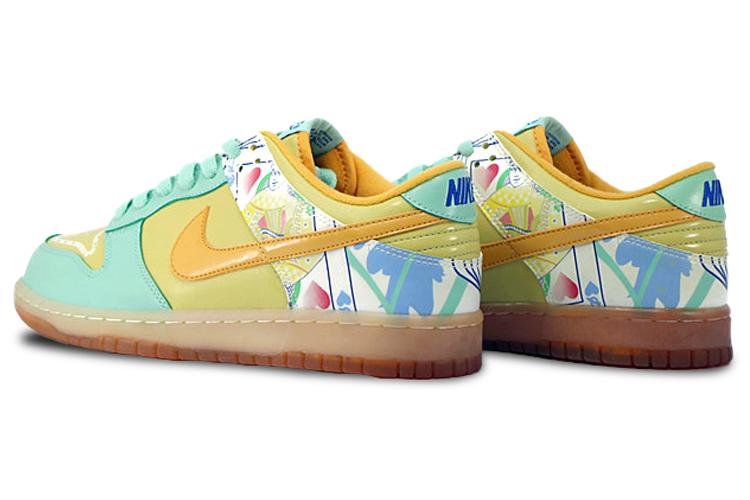 Кеды женские Nike Dunk Low Premium Royale Serena Williams, turquoise-orange, 42 EU