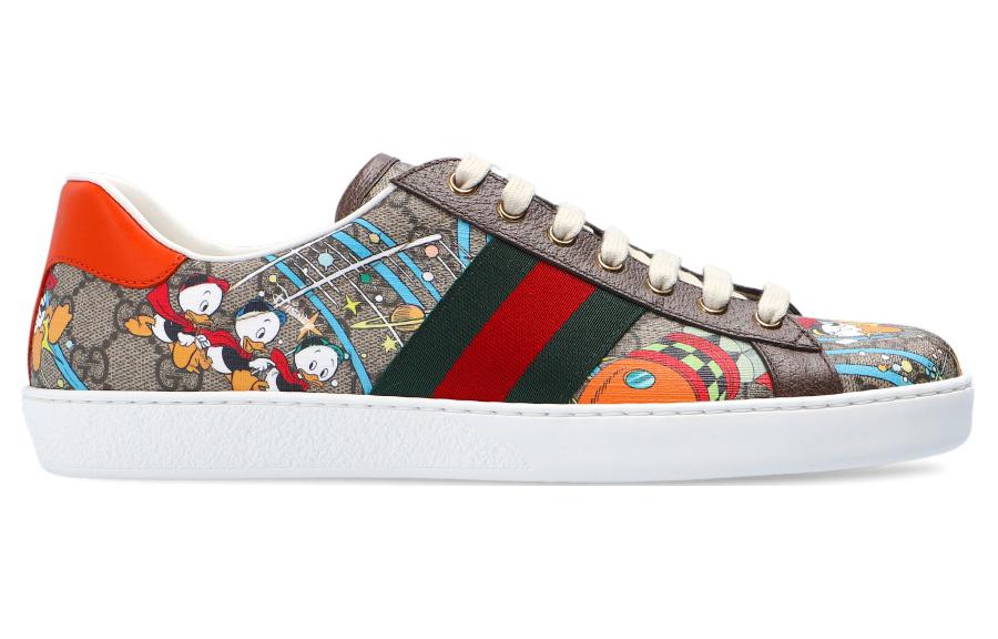 Кроссовки мужские GUCCI Disney X Donald Duck Ace Sneaker серые, 43.5 EU