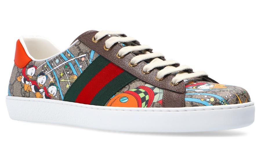 Кроссовки мужские GUCCI Disney X Donald Duck Ace Sneaker серые, 43.5 EU