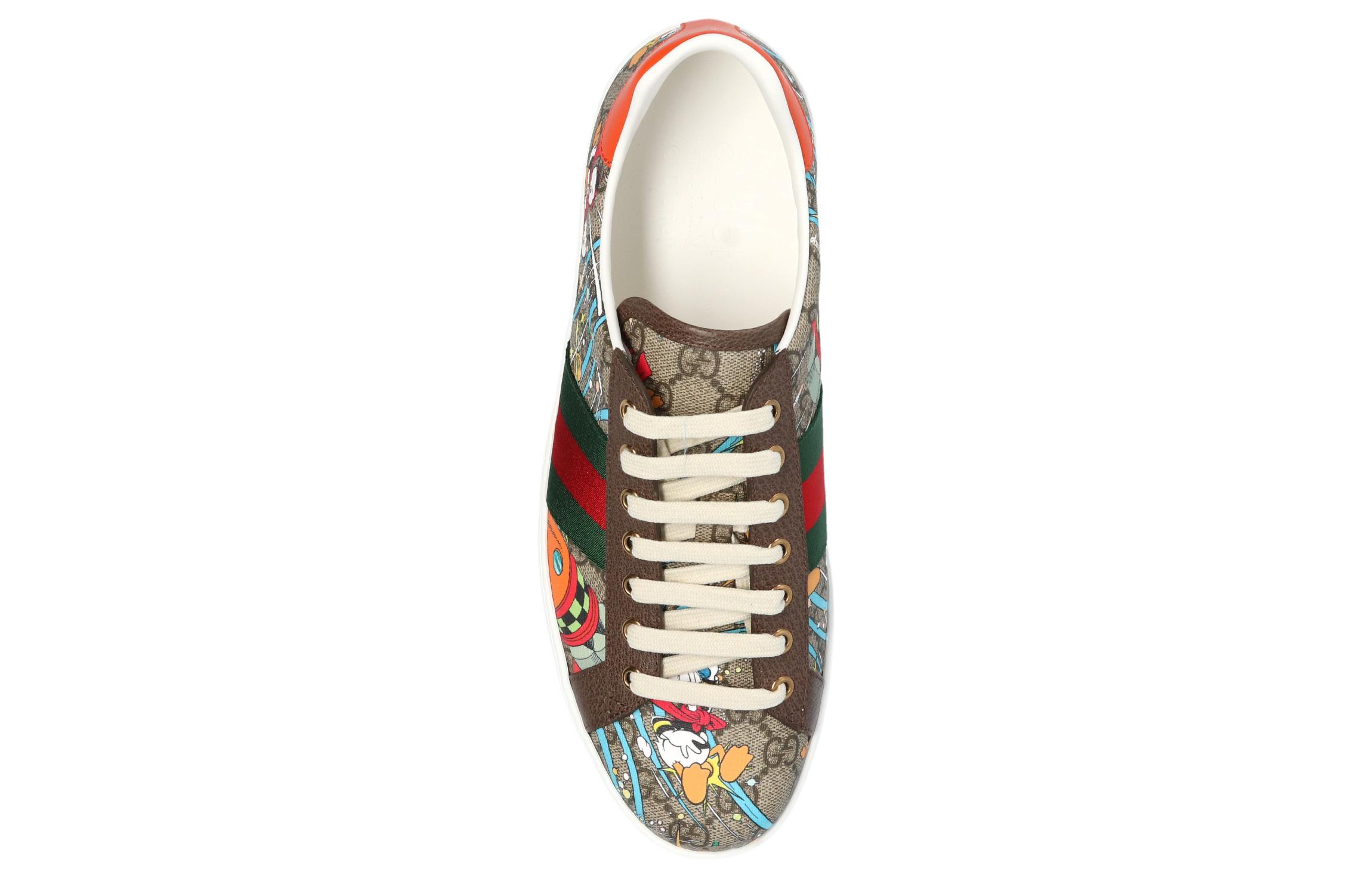 Кроссовки мужские GUCCI Disney X Donald Duck Ace Sneaker серые, 43.5 EU
