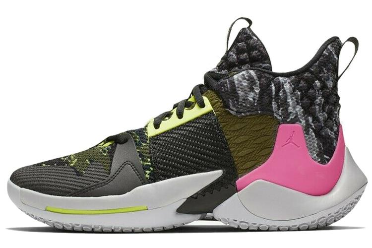 Спортивные кроссовки мужские Air Jordan Why Not Zer0.2 PF tiger camo