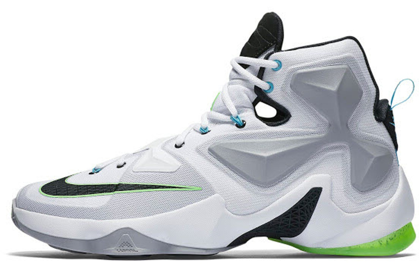 Кроссовки мужские Nike LeBron 13 Command Force белые, 42 EU