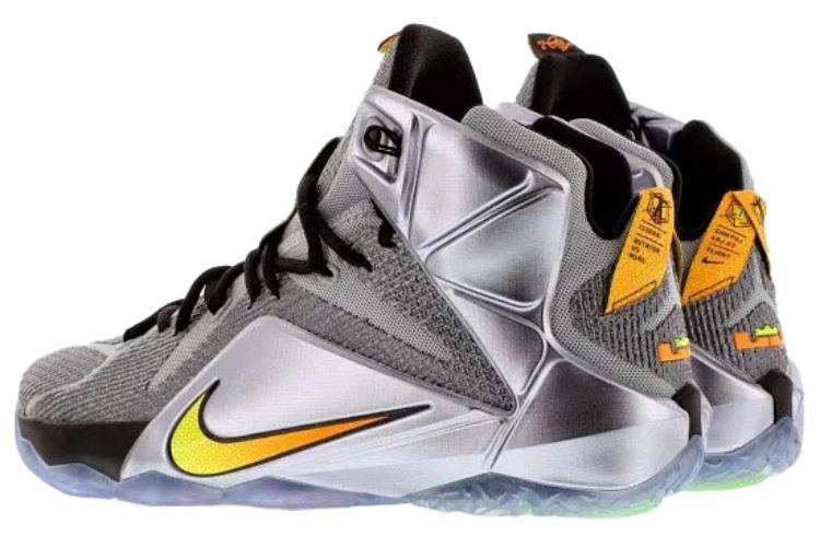 Кроссовки мужские Nike LeBron 12 'Flight' серые, 44 EU