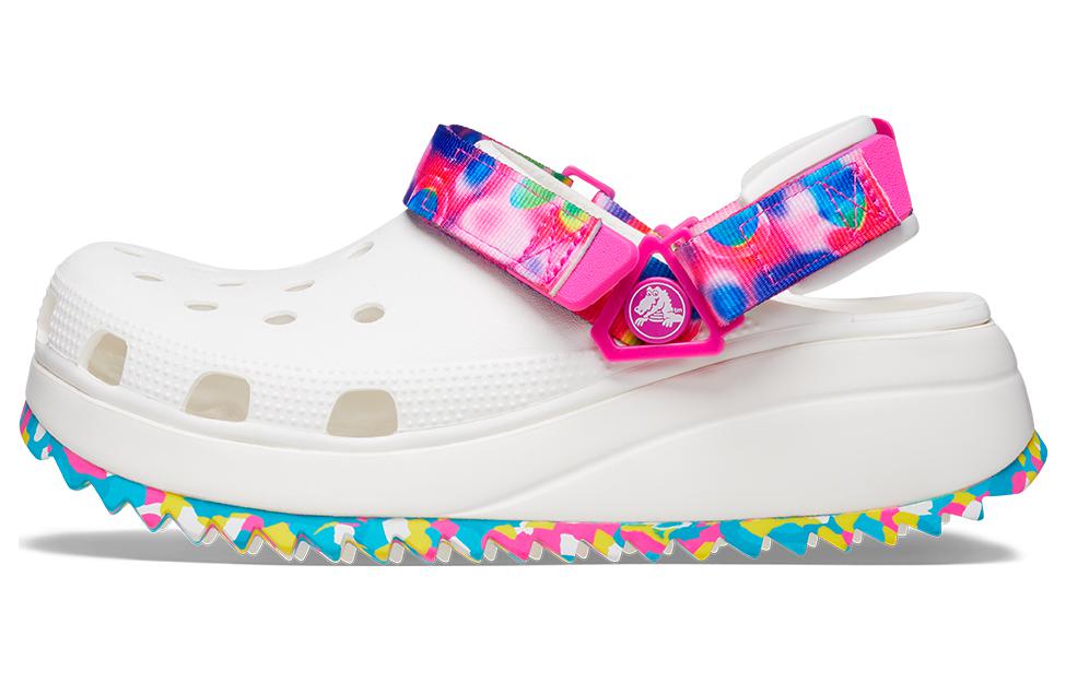 Шлепанцы унисекс Crocs Aurora Dazzling Hiker Kluke белые