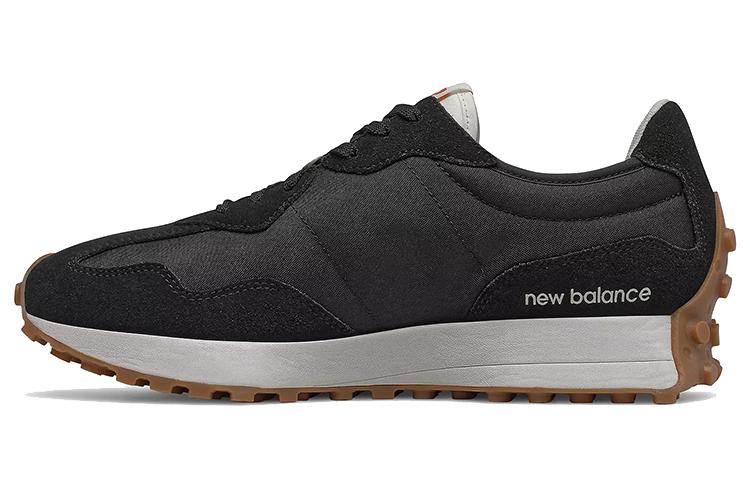 Кроссовки мужские New Balance 327 черные, оранжевые, 38.5 EU