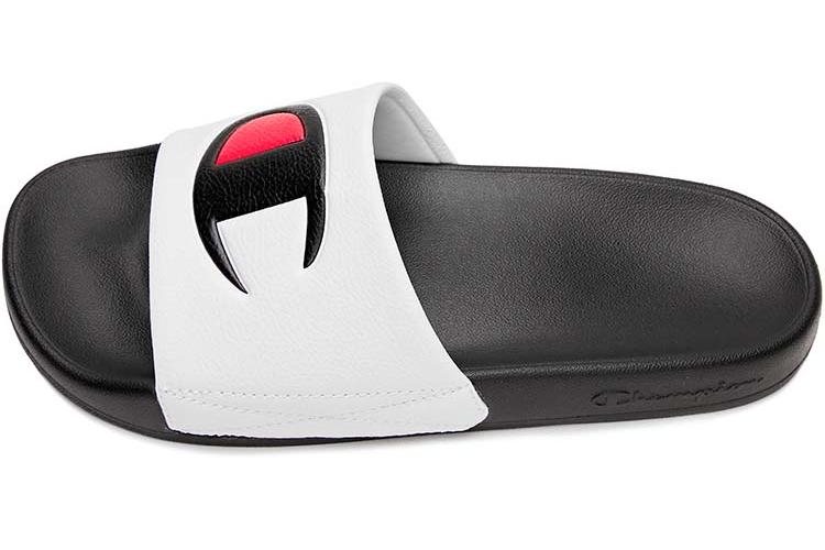 Шлепанцы унисекс Champion Campus черно-белые, 40 EU