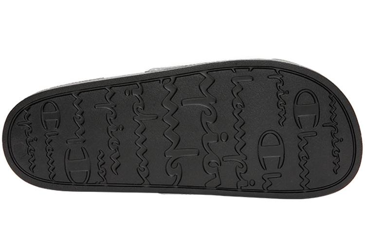 Шлепанцы унисекс Champion Campus черно-белые, 40 EU