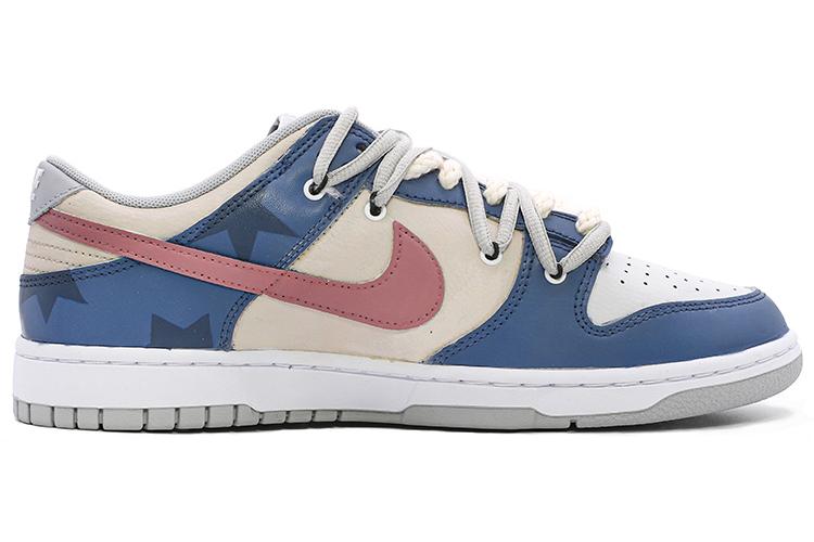 Кроссовки мужские Nike Dunk Retro синие, желтые, фиолетовые, 42 EU