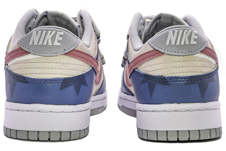 Кроссовки мужские Nike Dunk Retro синие, желтые, фиолетовые, 42 EU