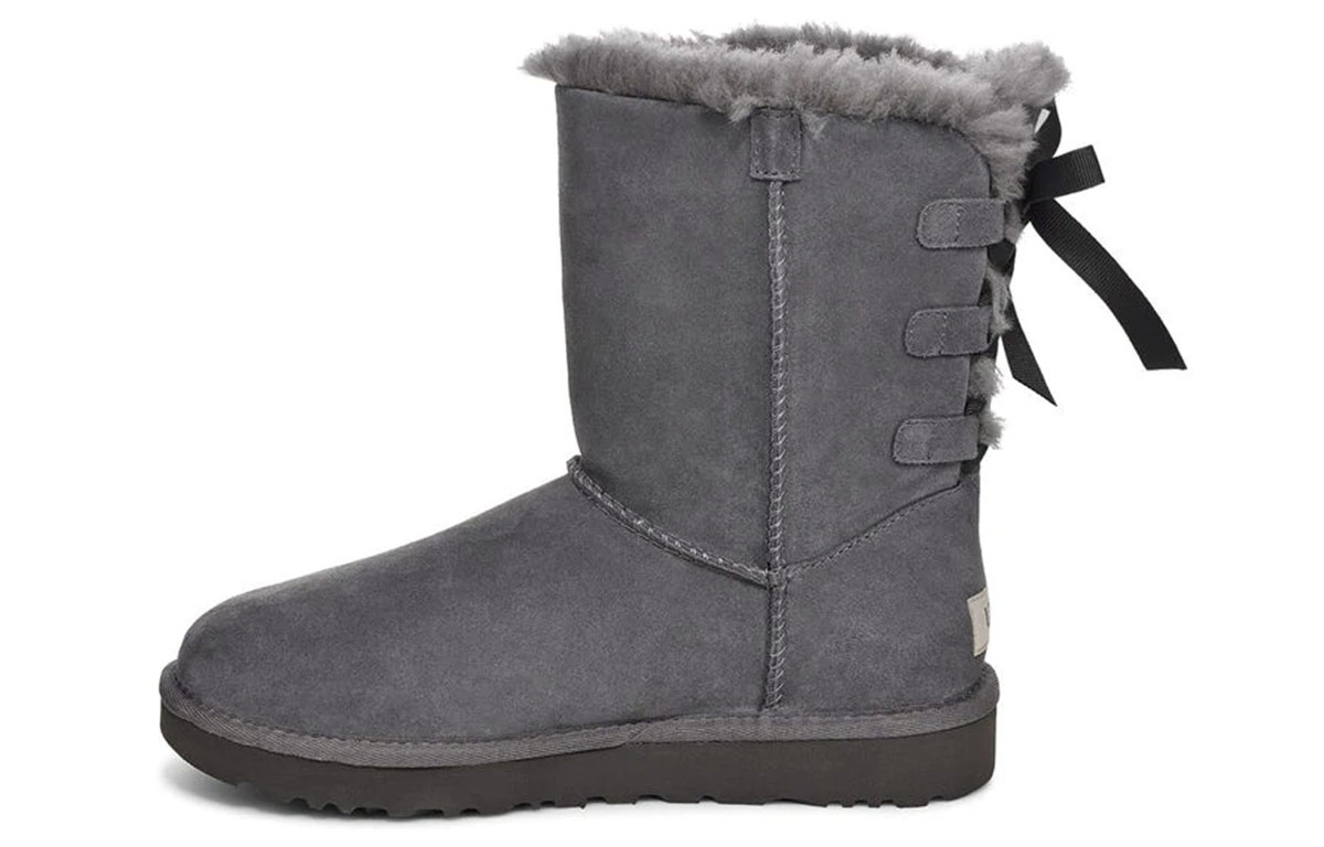 Сапоги женские UGG Short Bow серые, 37 EU